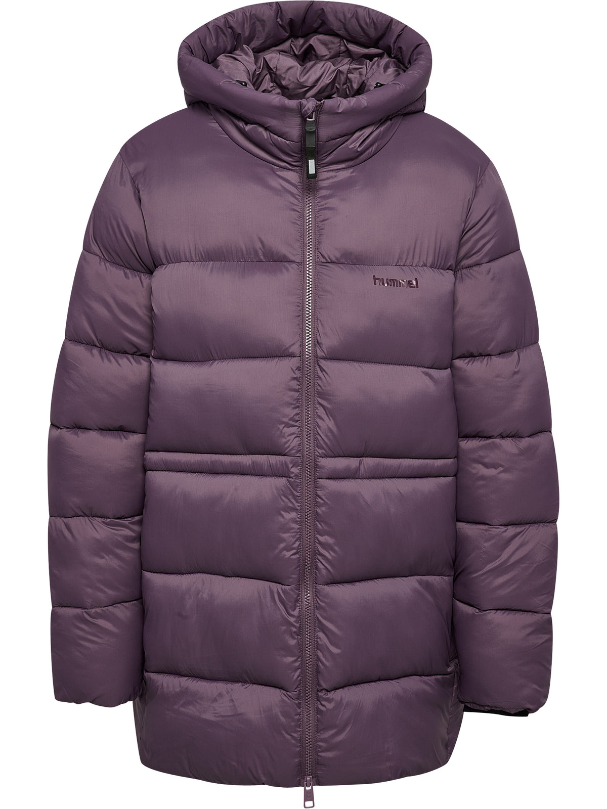 HUMMEL Mid Lenght Puffer Jacket Damen (black plum)