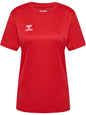 HUMMEL Essential Jersey S/S Damen Rot
