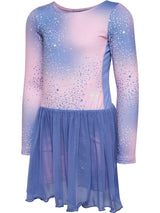 HUMMEL Dina Gym Dress Shorts L/S Kind (pink lady)