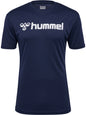 HUMMEL Logo Jersey S/S Unisex Blau