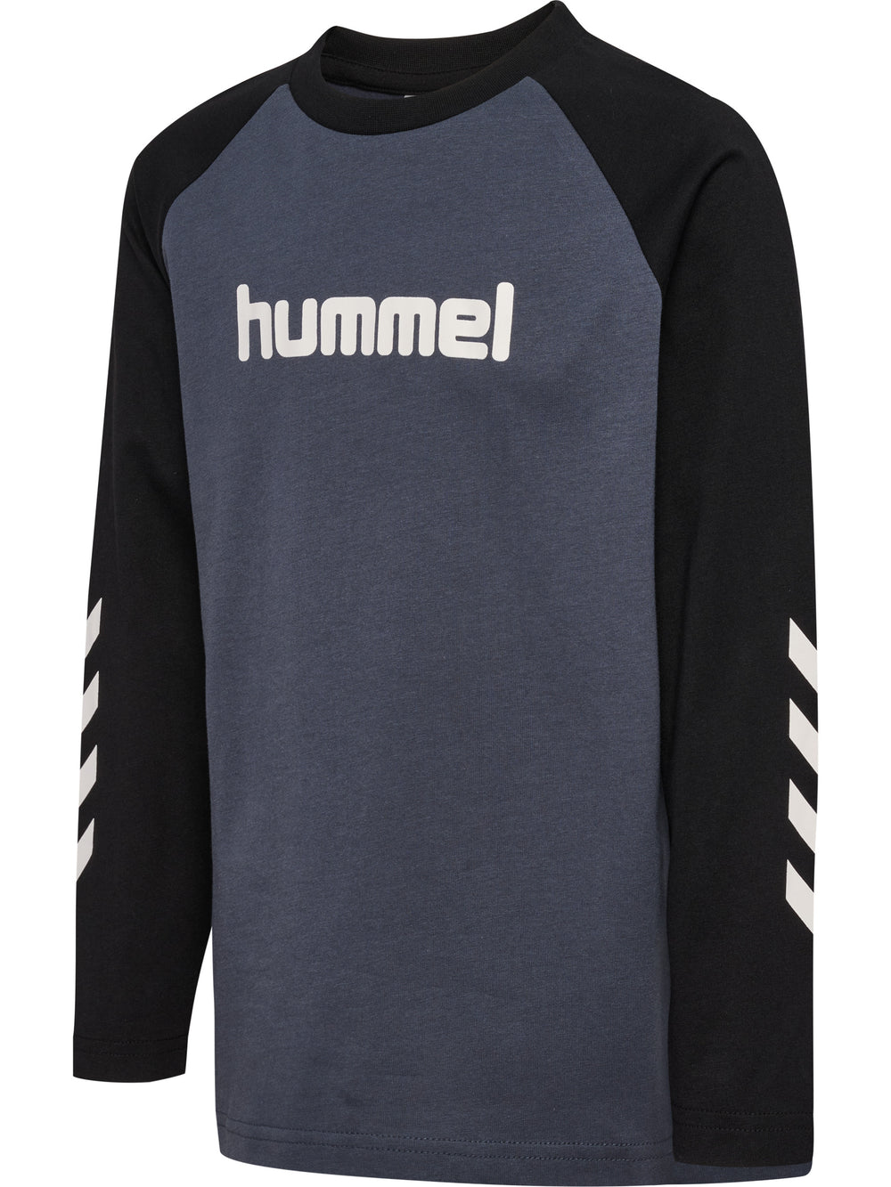 HUMMEL Logo T-Shirt L/S Kind (ombre blue)