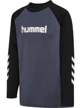 HUMMEL Logo T-Shirt L/S Kind (ombre blue)