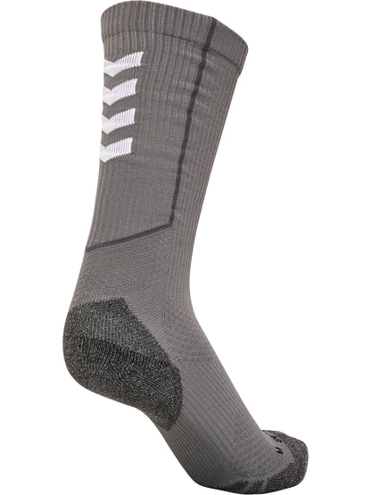 HUMMEL Pro Training Socks High (steel gray/white)