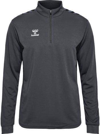 HUMMEL Authentic Half Zip Sweat Herren Grau