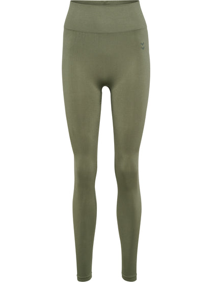 HUMMEL Flow Tights Damen (deep lichen green)