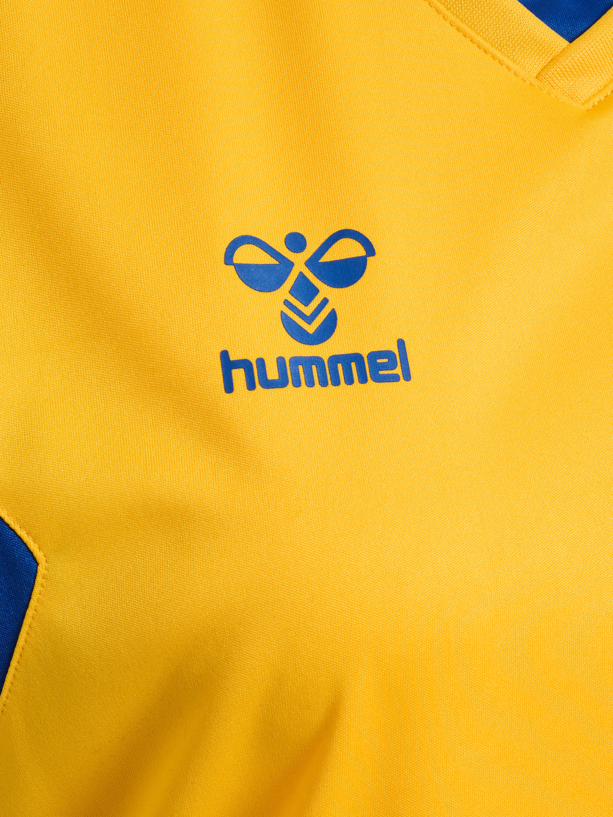HUMMEL Authentic PL Jersey S/S Damen (sports yellow/true blue)