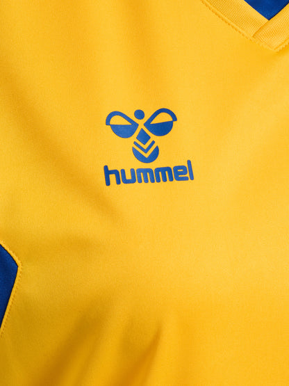 HUMMEL Authentic PL Jersey S/S Damen (sports yellow/true blue)