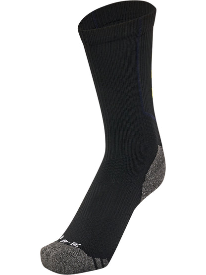 HUMMEL Pro Training Socks Low (black/blazing yellow)