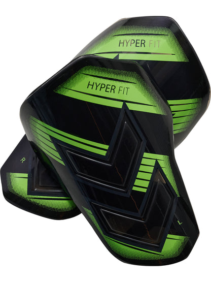HUMMEL Shin Guards Hyper Fit (transparent/green gecko)