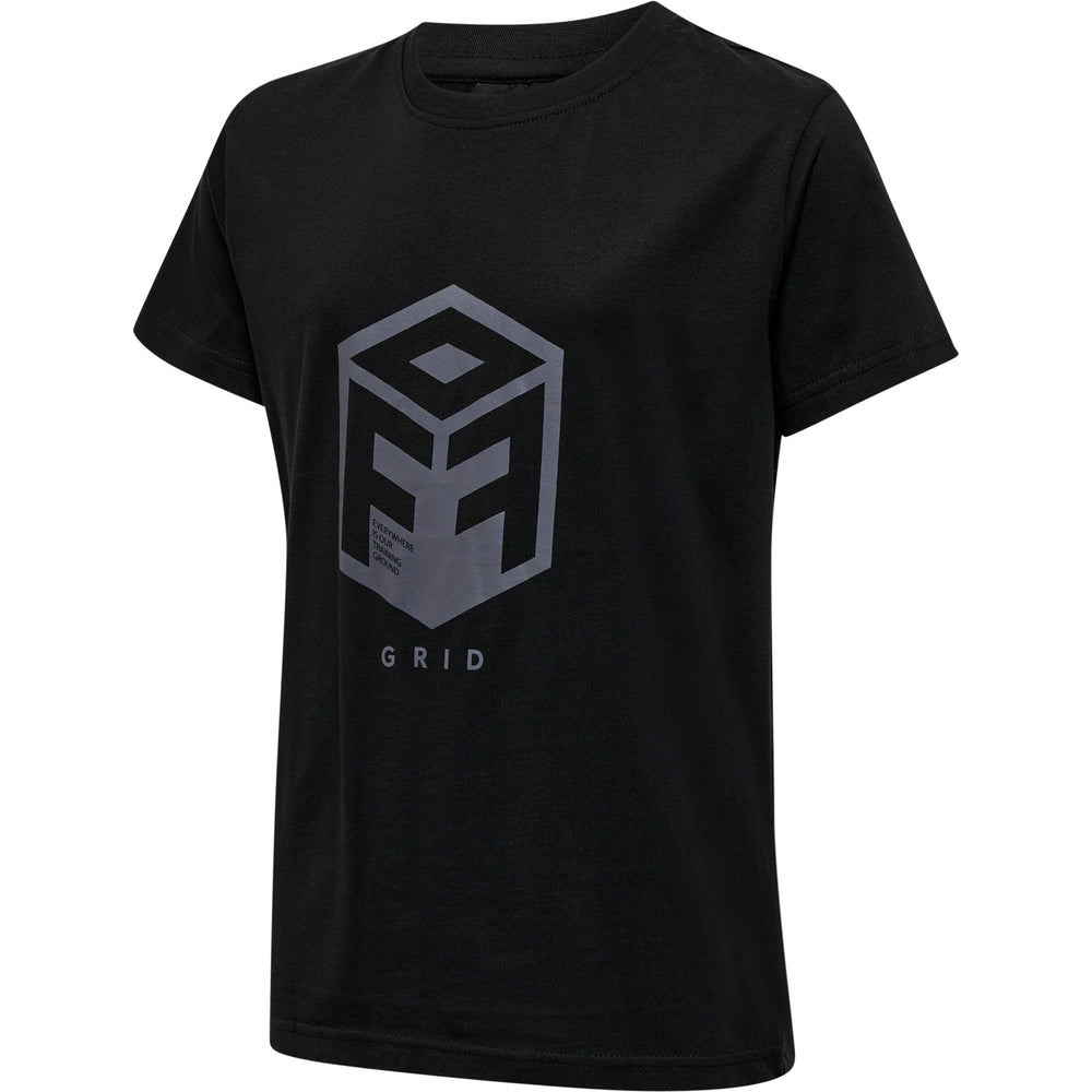 HUMMEL Offgrid Cotton Jersey S/S Kind (jet black/forged iron)