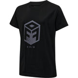 HUMMEL Offgrid Cotton Jersey S/S Kind (jet black/forged iron)
