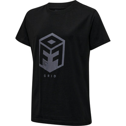 HUMMEL Offgrid Cotton Jersey S/S Kind (jet black/forged iron)