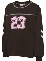 HUMMEL Timmi Boxy T-Shirt L/S Kind (turkish coffee)