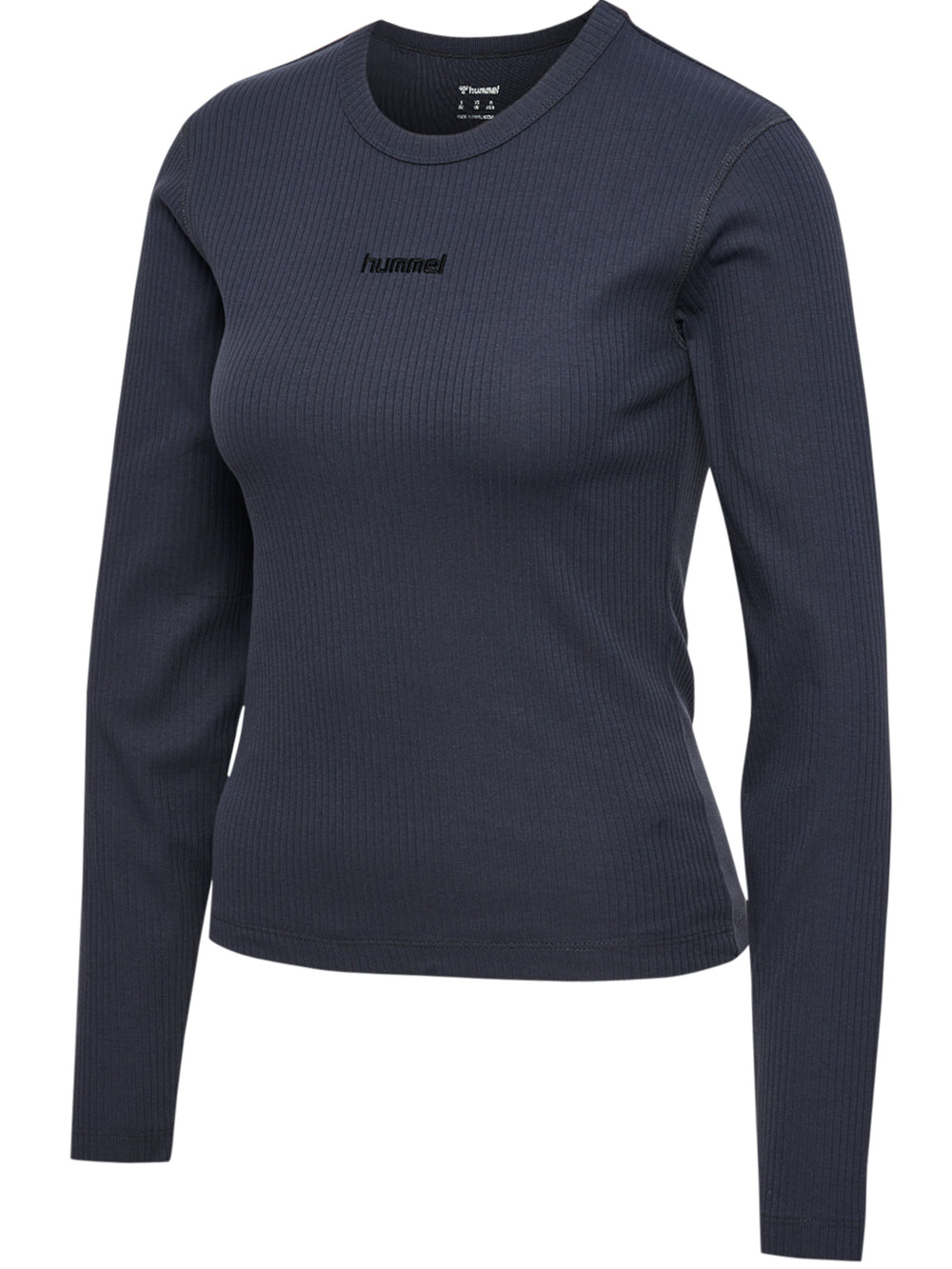 HUMMEL Foundation Rib T-Shirt L/S Damen (ebony)