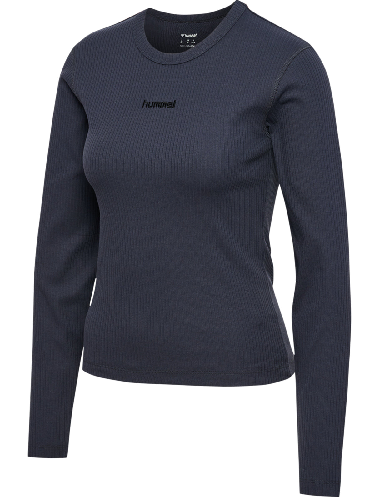 HUMMEL Foundation Rib T-Shirt L/S Damen (ebony)