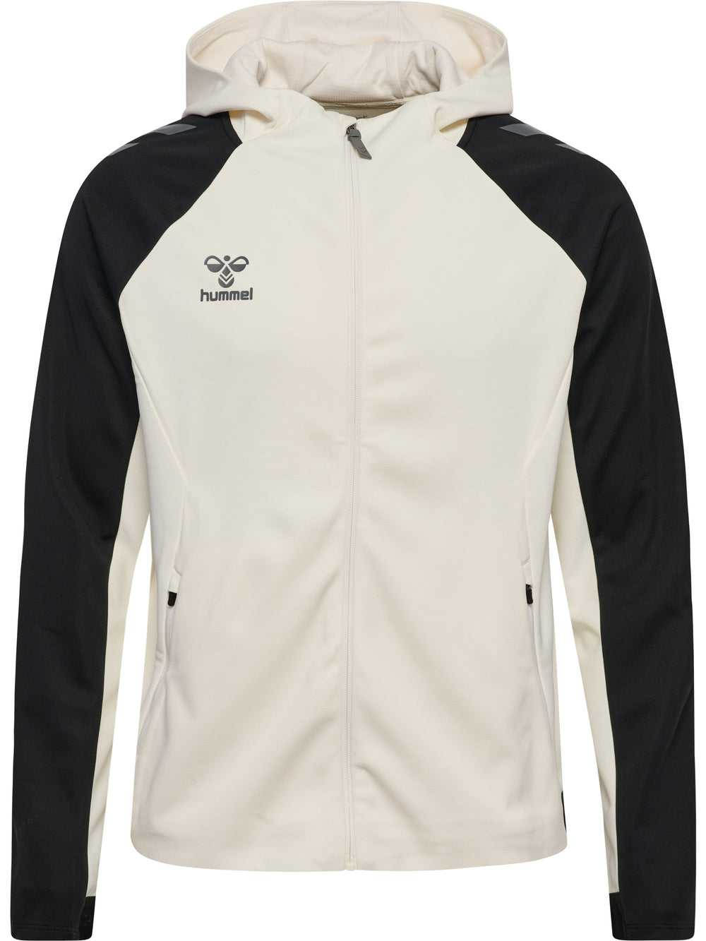 HUMMEL Cima 2.0 Zip Hoodie (marshmallow/black)