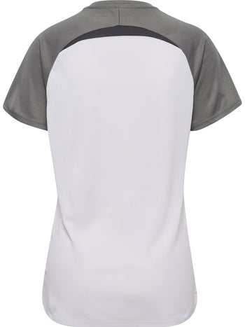 HUMMEL Lead 2.0 Polo Damen (white/steel gray)