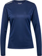 HUMMEL Run Jersey L/S Damen Blau