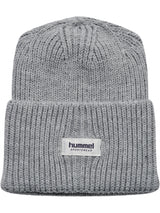 HUMMEL Heavy Rib Knit Beanie Kind (grey melange)