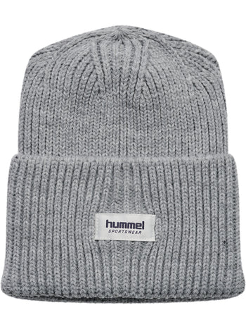 HUMMEL Heavy Rib Knit Beanie Kind (grey melange)