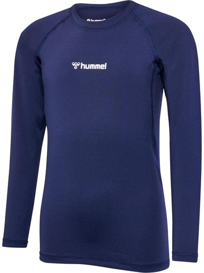 HUMMEL Bl Performance Tee L/S Kind (marine)