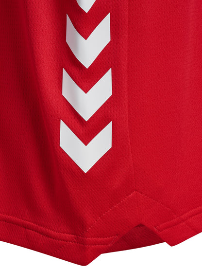 HUMMEL Basket Jersey S/l Kind (true red/white)