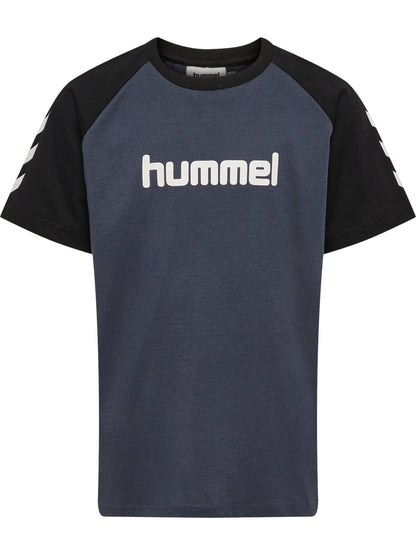 HUMMEL Logo T-Shirt S/S Kind (ombre blue)