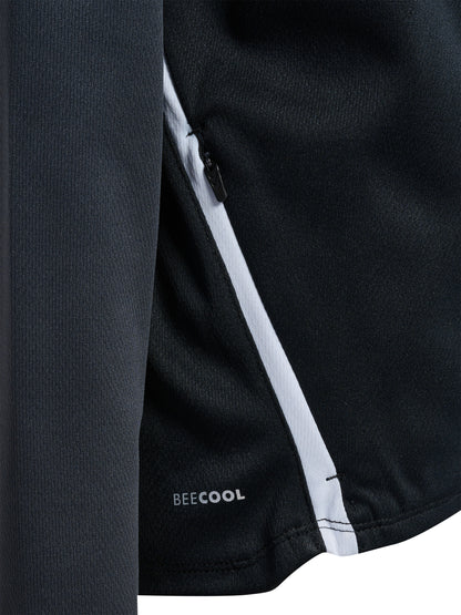 HUMMEL Lead 2.0 Zip Hoodie Kind (black/asphalt)