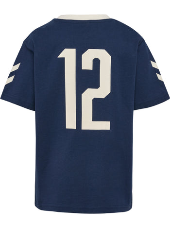 HUMMEL Loose Chevron T-Shirt Ss Kind (dress blues)