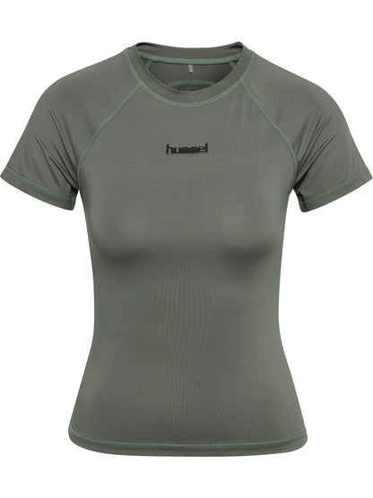 HUMMEL Prima T-Shirt S/S Damen (castor gray)