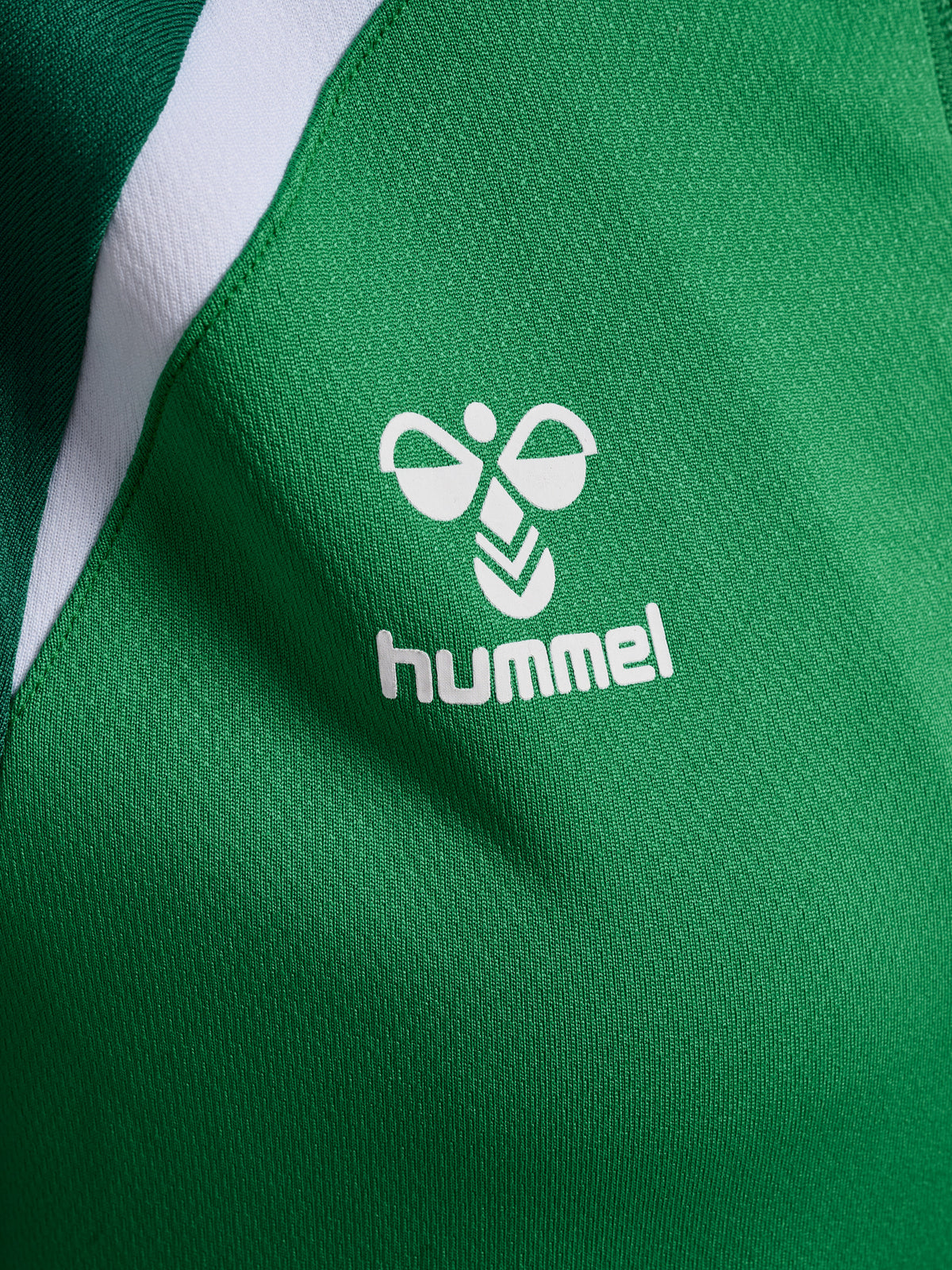 HUMMEL Lead 2.0 Zip Hoodie Damen (jelly bean/evergreen)