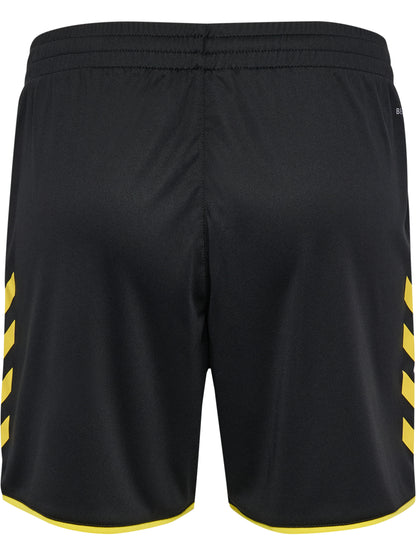 HUMMEL Core 2.0 Shorts Damen (black/blazing yellow)