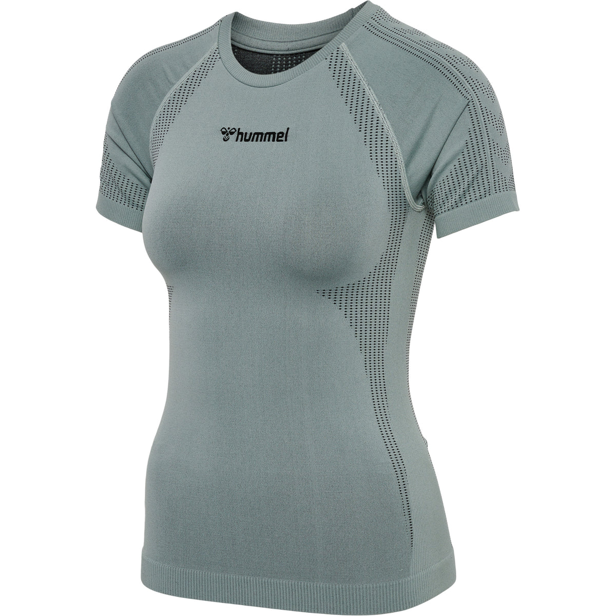 HUMMEL Mt Shaping Seamless T-Shirt Damen (chinois green)