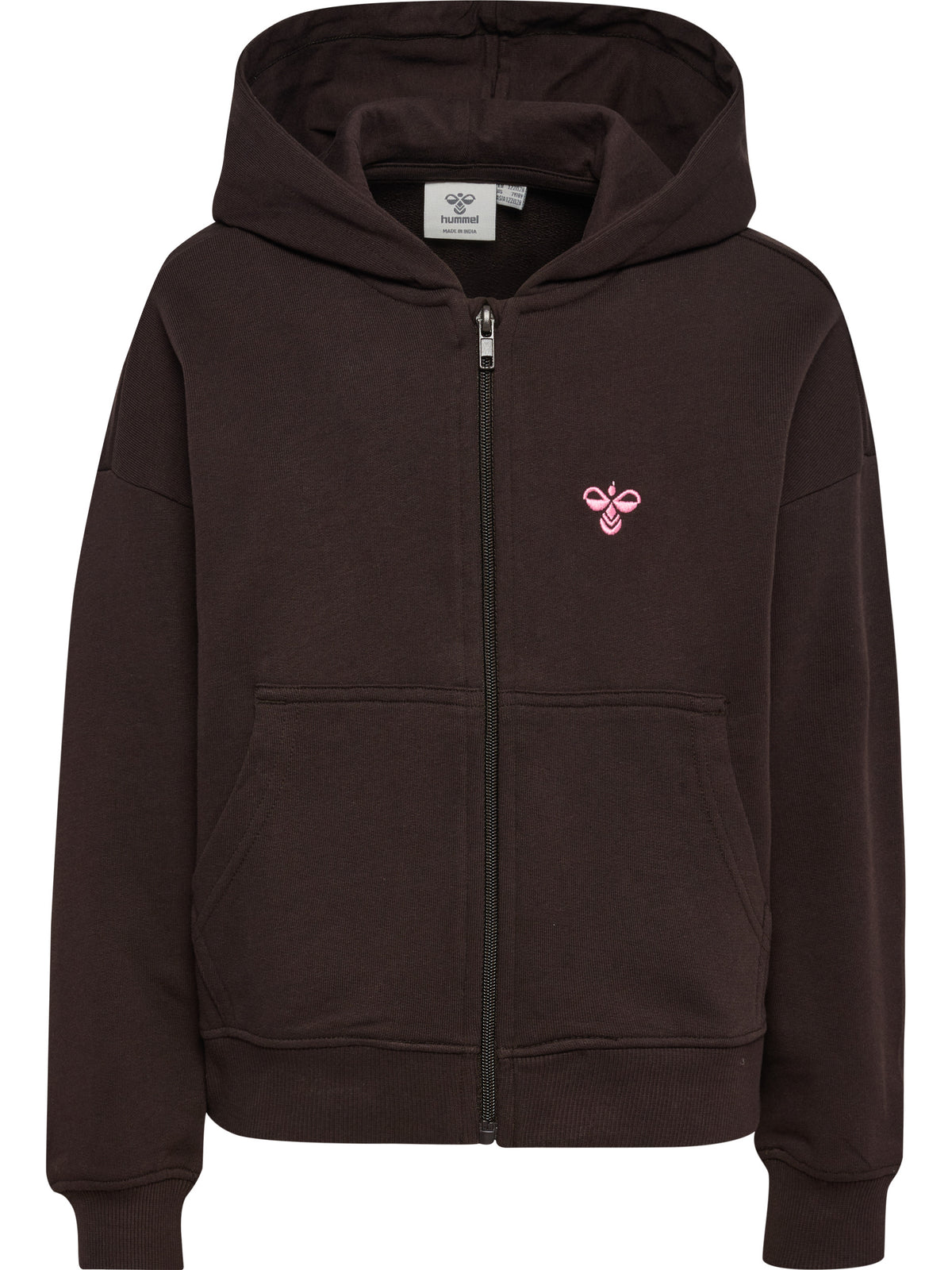 HUMMEL Jump Boxy Zip Cardigan Kind (chocolate torte)