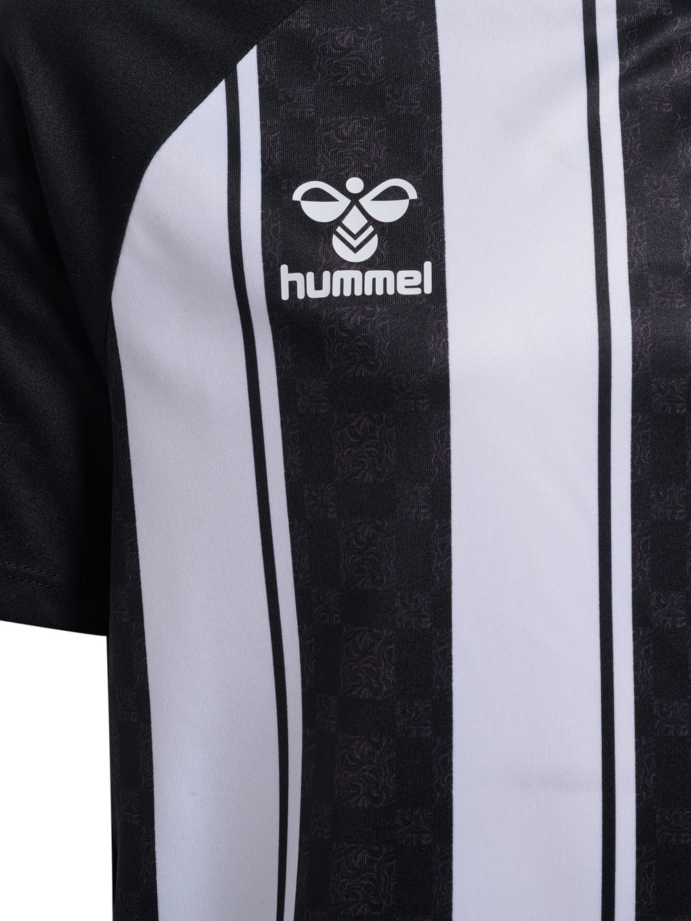 HUMMEL Match Striped Jersey S/S Kind (black/white)