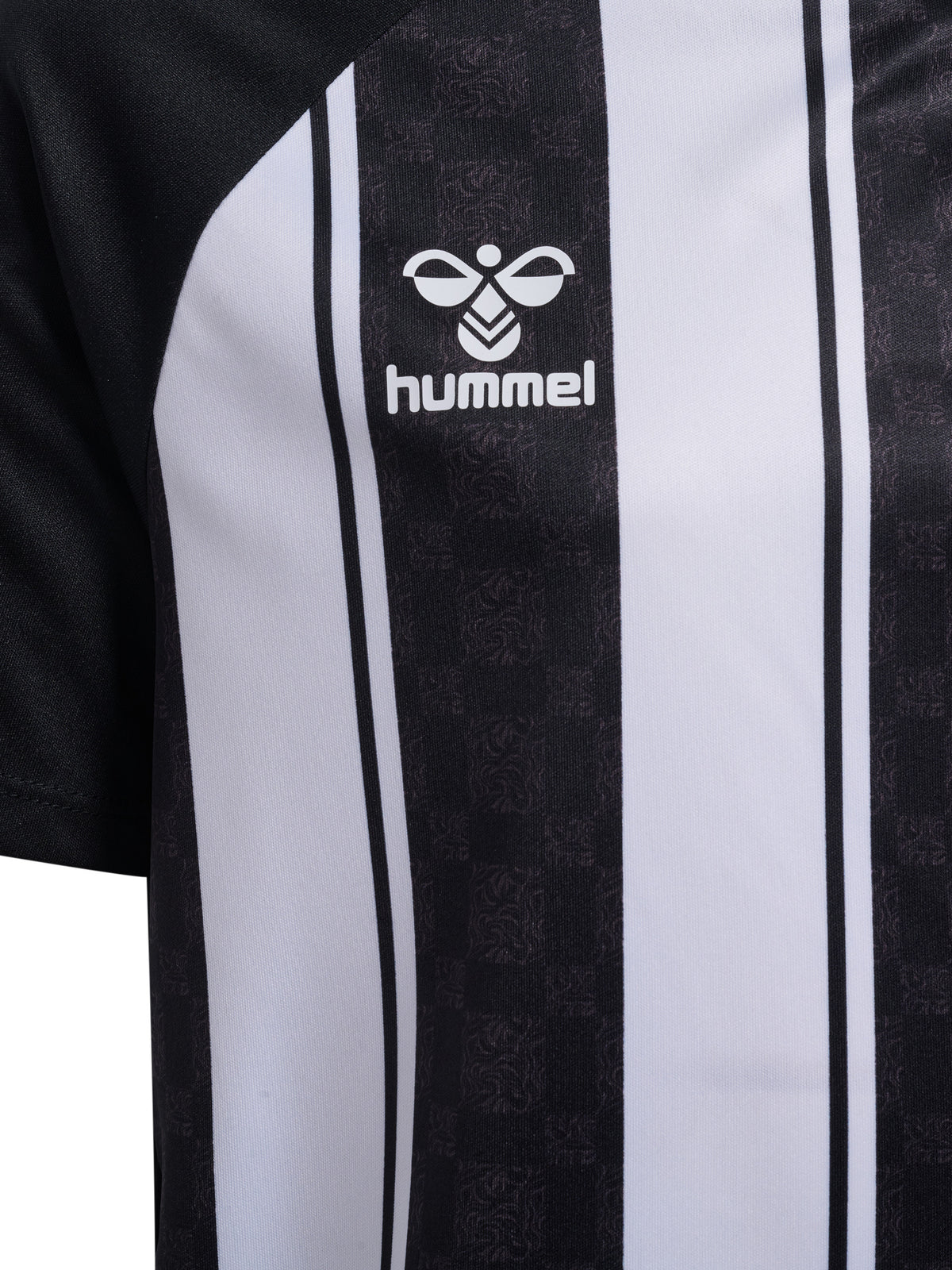 HUMMEL Match Striped Jersey S/S Kind (black/white)