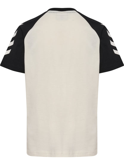 HUMMEL Logo T-Shirt S/S Kind (marshmallow/black)