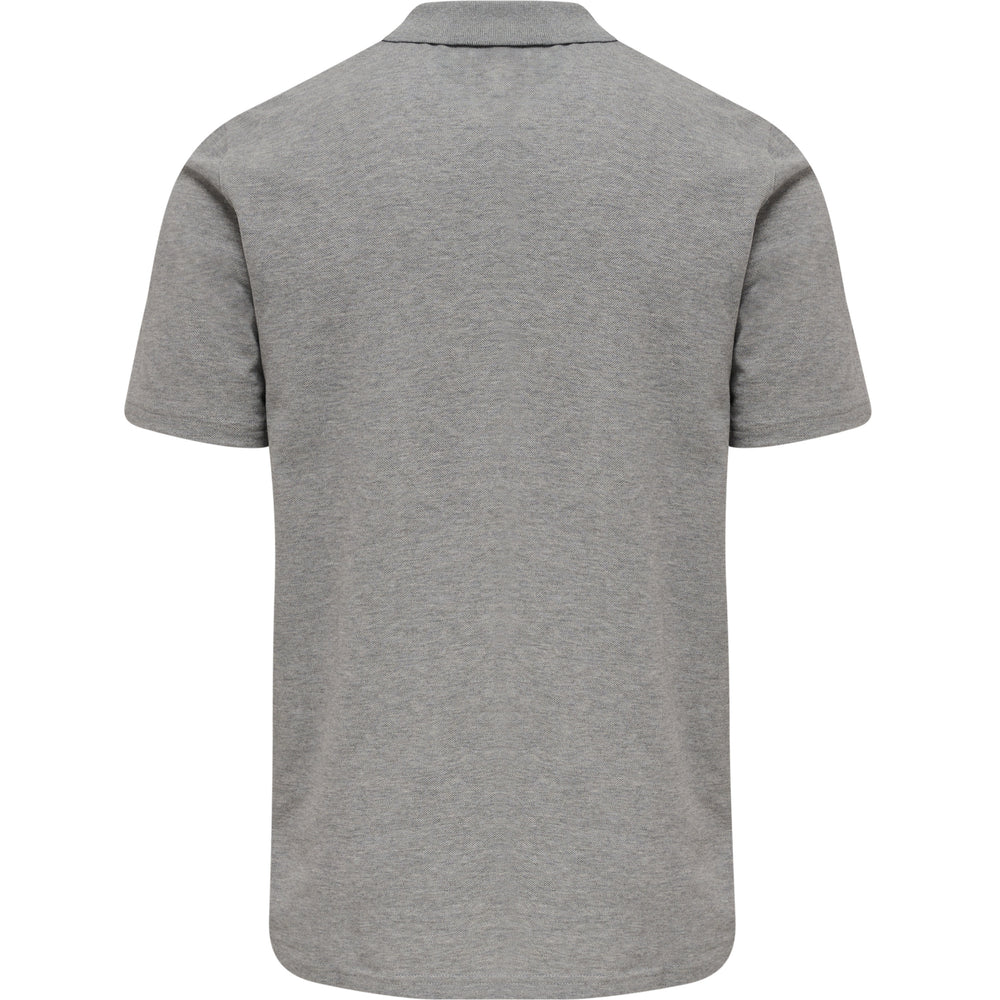 HUMMEL Red Classic Polo (grey melange)