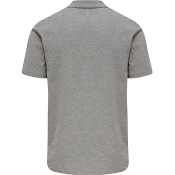 HUMMEL Red Classic Polo (grey melange)