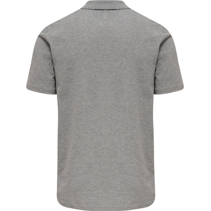 HUMMEL Red Classic Polo (grey melange)