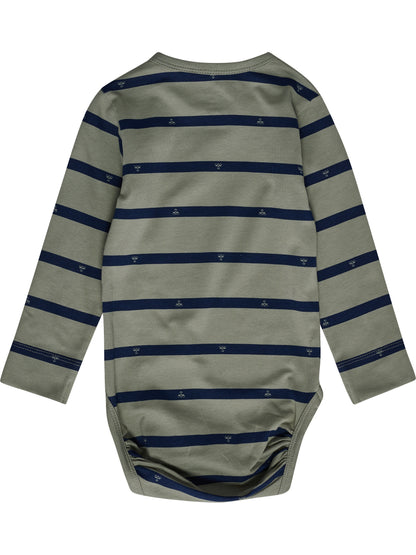 HUMMEL Mini Stripy Bee Body L/S Kind (shadow)