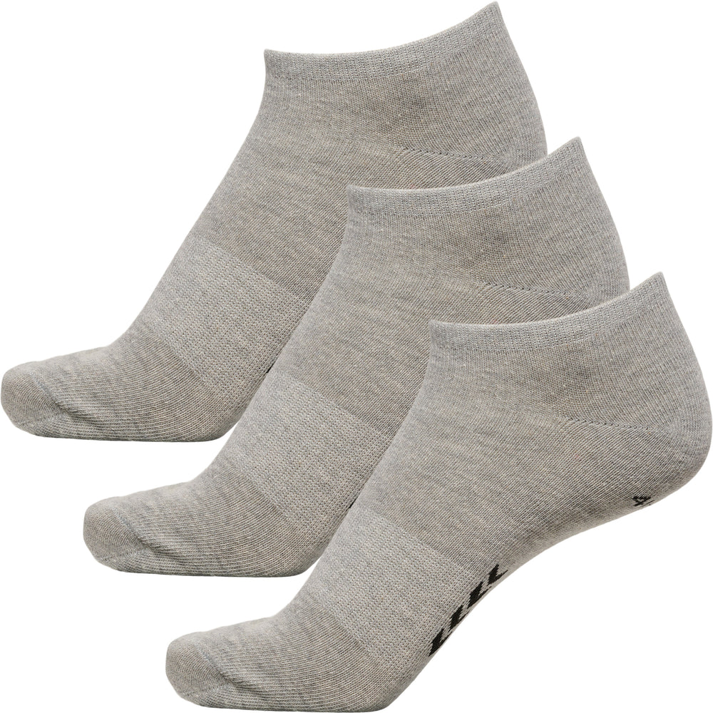 HUMMEL Ancle 3-Pack Socks (grey melange)