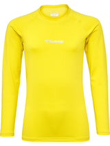 HUMMEL Bl Performance Tee L/S Unisex Kind Gelb