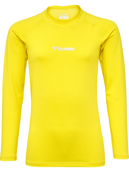 HUMMEL Bl Performance Tee L/S Unisex Kind Gelb