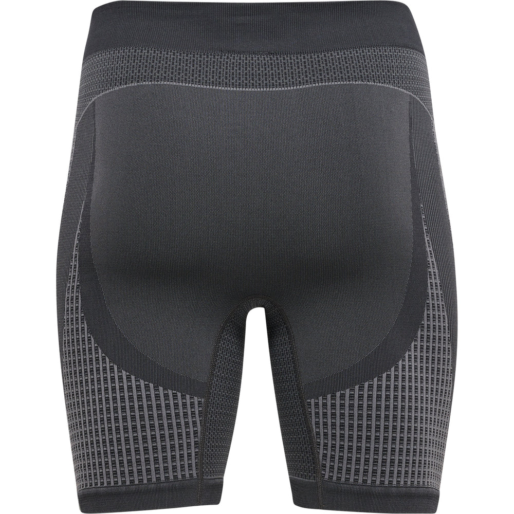 HUMMEL Mt Olli Seamless Tight Shorts (black/asphalt melange)