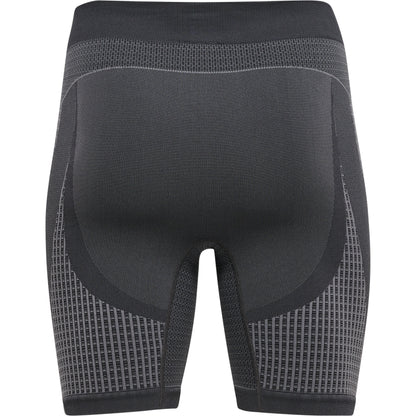 HUMMEL Mt Olli Seamless Tight Shorts (black/asphalt melange)