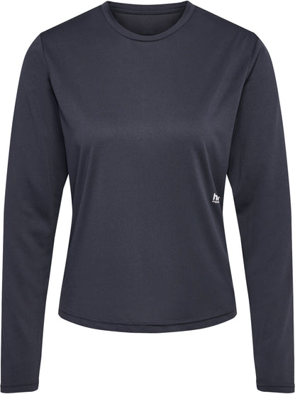 HUMMEL Pulse Workout T-Shirt L/S Damen (ebony)