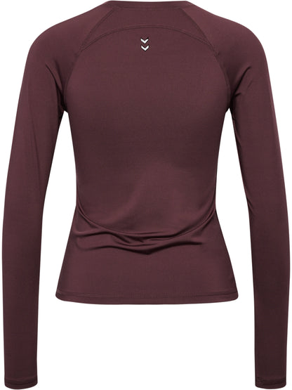 HUMMEL Prima T-Shirt L/S Damen (catawba grape)