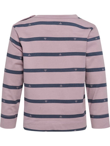 HUMMEL Mini Reg Stripy Bee T-Shirt L/S Kind (sea fog)