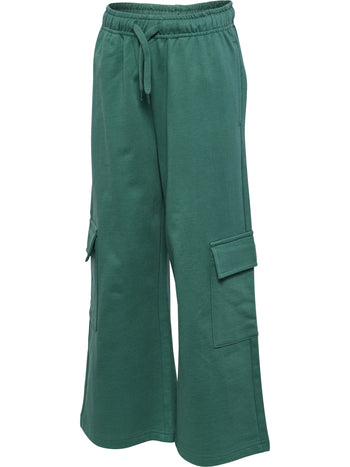 HUMMEL Timmi Cargo Sweat Pants Kind (blue spruce)